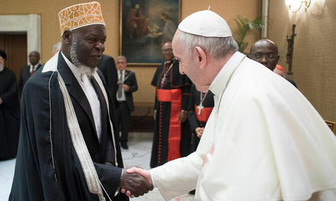 Mubaje lauds Pope for condemning Muslim persecution Mubaje lauds Pope for condemning Muslim persecution