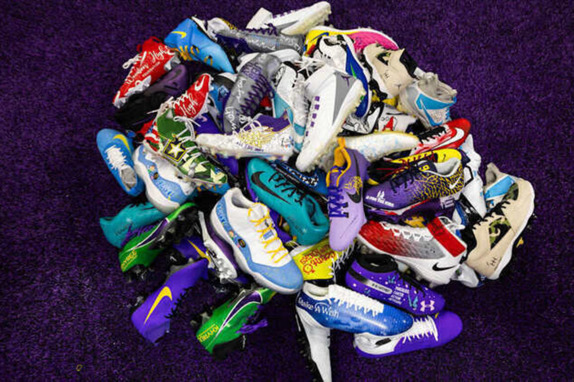 My Cause My Cleats: Vikings Represent Nonprofits in Style
