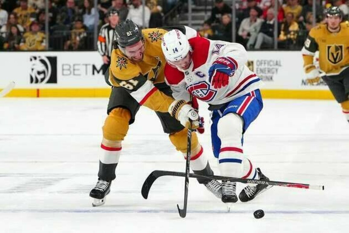 Golden Knights drop fourth straight as Canadiens roll in Vegas