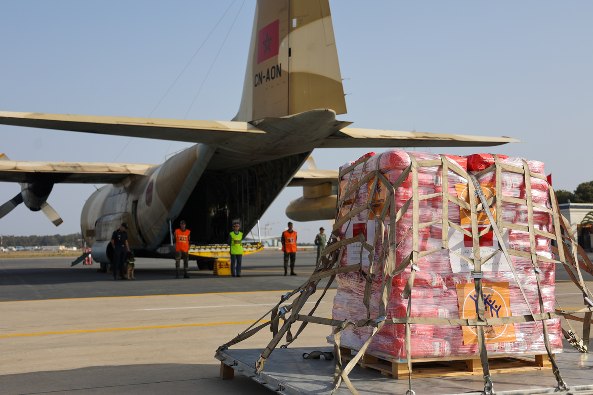 MOROCCO-SALE-HUMANITARIAN AID FOR GAZA
