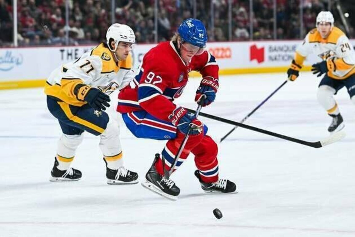 Cole Caufield's late heroics lead Habs past Predators in OT