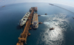 Porto de minério de ferro Cape Lambert da Rio Tinto na Austrália