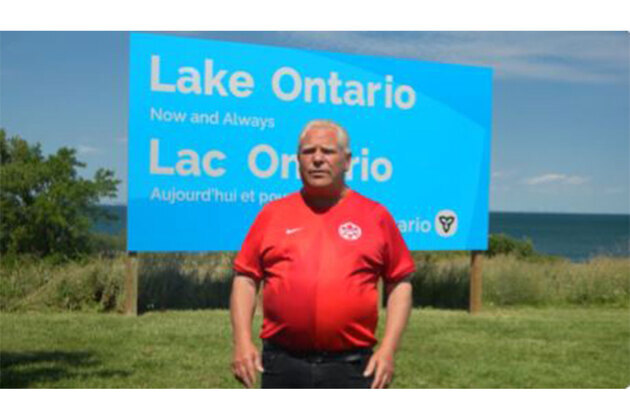Lake Ontario or Lake America? Doug Ford's shoreline sign escalates US-Canada naming feud