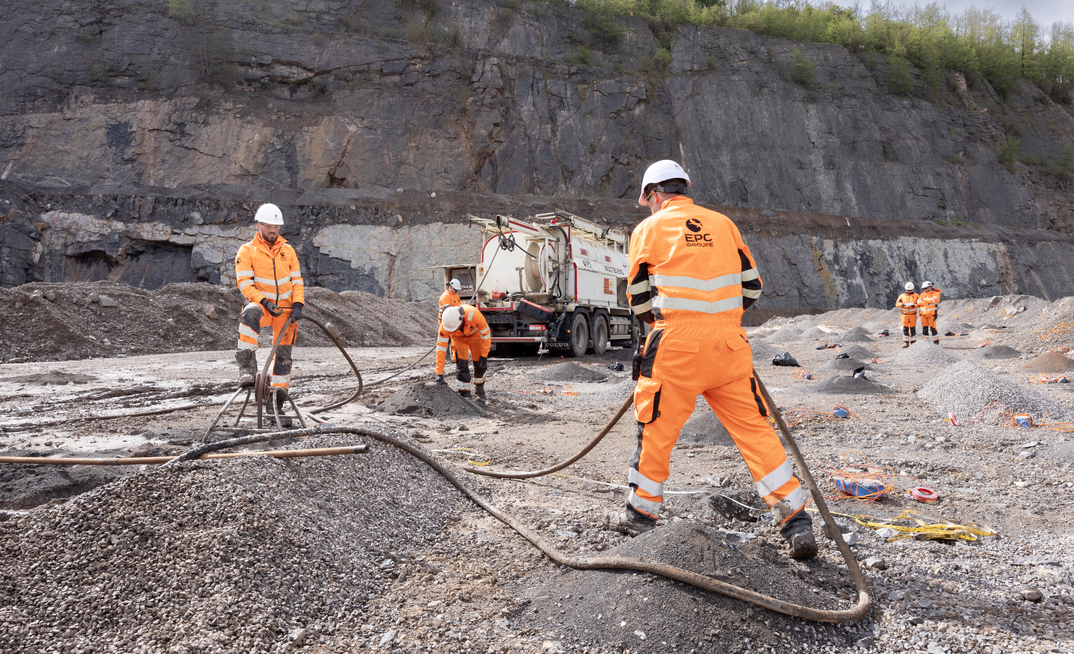 The comprehensive training courses designed and delivered by EPC Groupe cover the entire blasting product lifecycle. Credit: EPC-UK