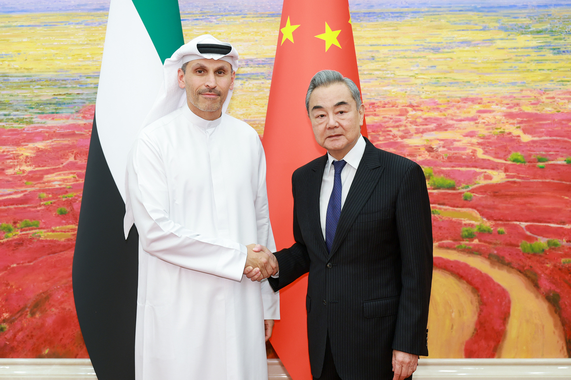 CHINA-BEIJING-WANG YI-UAE-SPECIAL ENVOY-MEETING (CN)