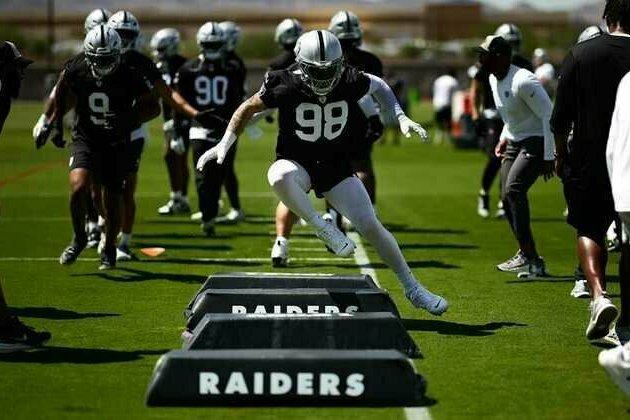 Notes and quotes from Day 2 of Raiders' 2025 mandatory minicamp