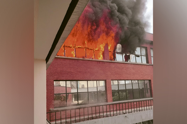 Delhi: Fire breaks at GGS college library in Pitampura