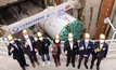 Mable Chan, Vincent Ng, Wes Jones and other guests officiated at the launching ceremony of Trunk Road T2 tunnel boring machines in Hong Kong