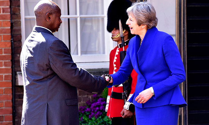 CHOGM 2018: Museveni holds bilateral meetings CHOGM 2018: Museveni holds bilateral meetings