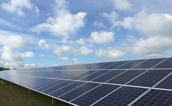 Bracks solar farm in Cambridgeshire / Credit: BayWa re