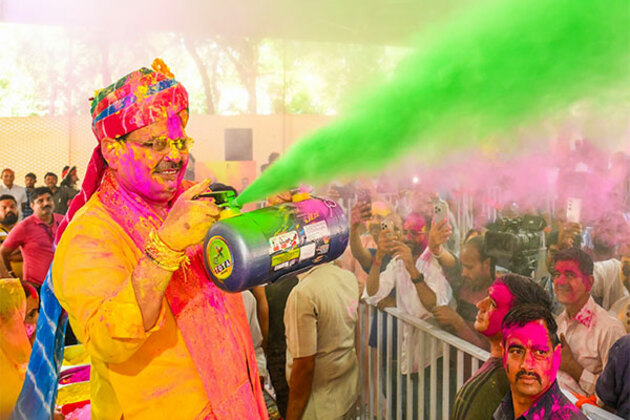Rajasthan CM Bhajanlal Sharma extends wishes on Holi; organises Holi Sneh Milan at his residence