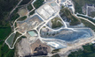 An aerial view of the Omagh gold mine