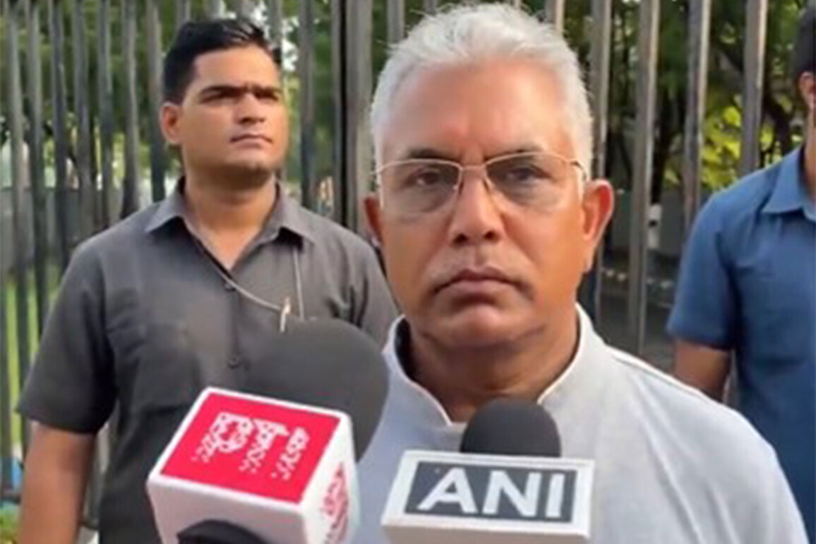 "Incidents that are happening must stop": BJP's Dilip Ghosh on Suvendu Adhikari's aide killing