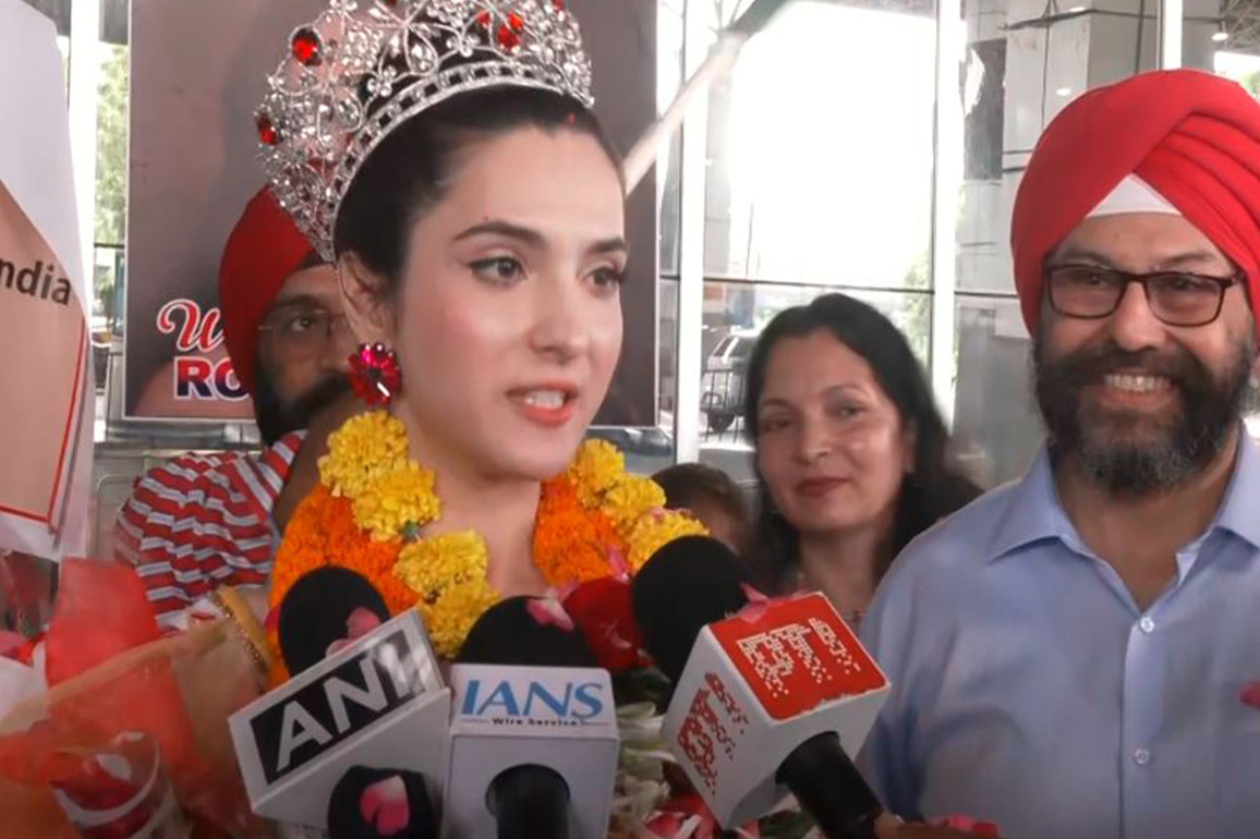 Newly crowned Miss International India 2025 Roosh Sindhu gets grand homecoming in Nagpur