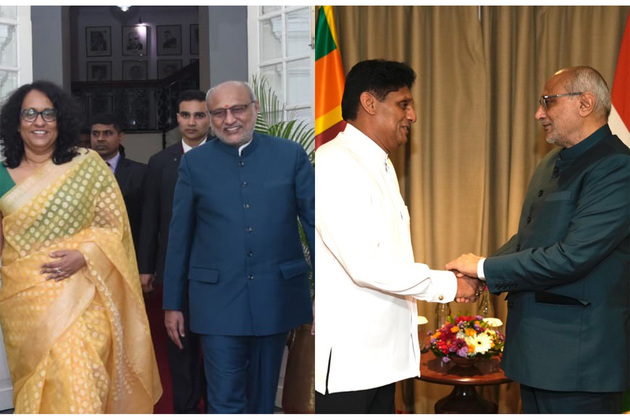Vice President Radhakrishnan meets Sri Lankan PM Amarasuriya, discusses strengthening bilateral ties