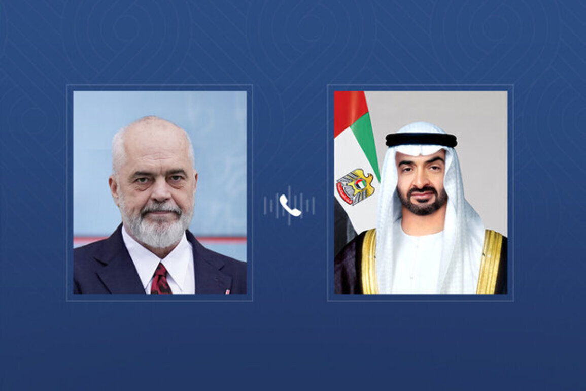 UAE President receives phone call from Albanian Prime Minister to discuss regional escalation