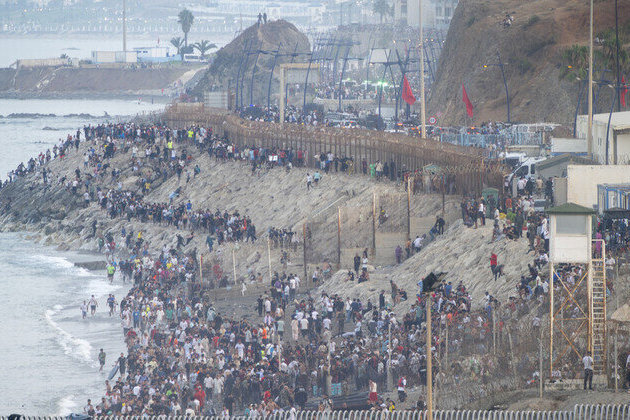 Why did nearly 60,000 migrants suddenly storm the border into Spain
