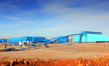 A concentrator at Oyu Tolgoi