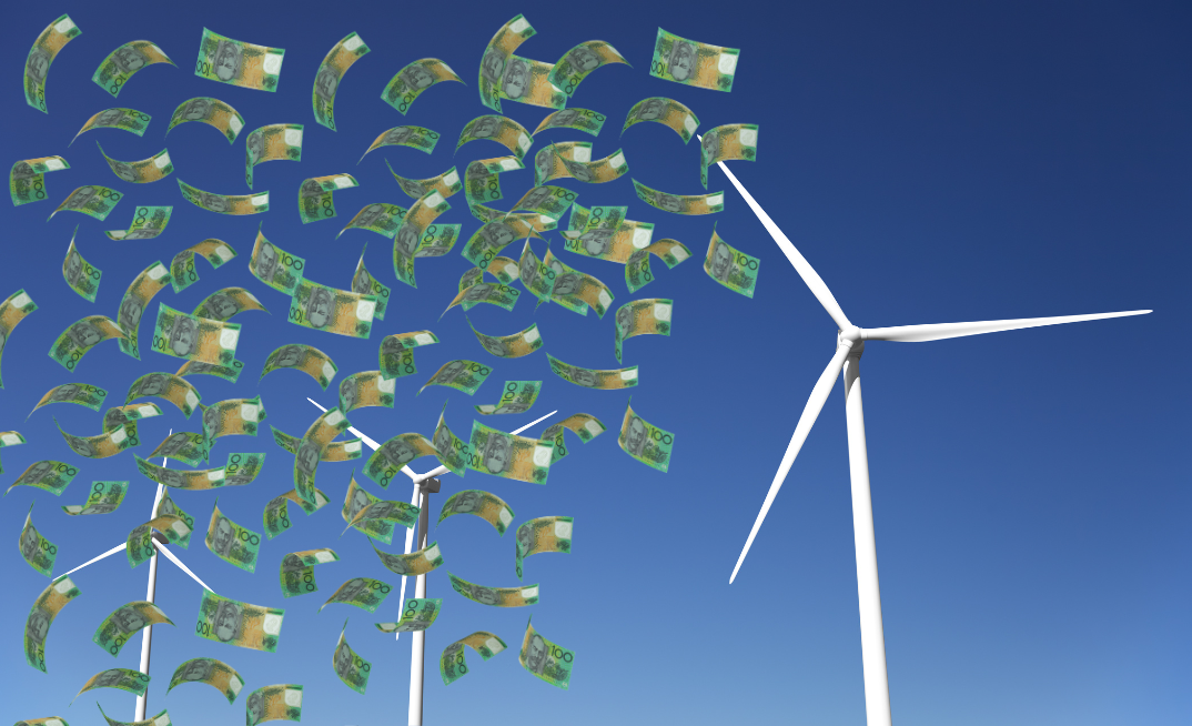 Money merry-go-round in the Australian wind sector