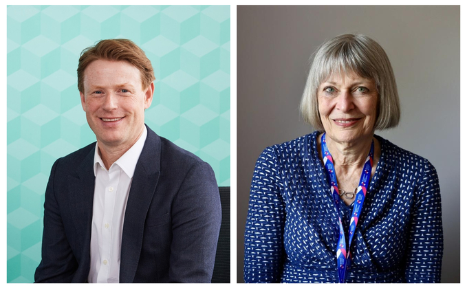 Maps CEO Oliver Morley and chair Sara Weller
