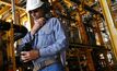 Worker at a gas plant_Credit: Apache Energy