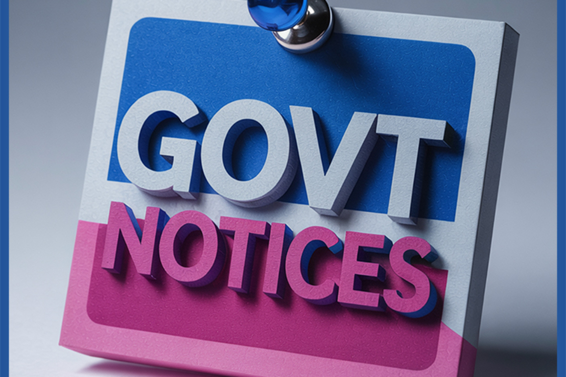 Official Govt &amp; Legal Notices For April 10 2025