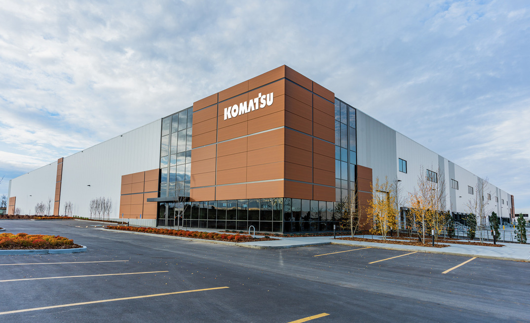 Komatsu's Canada full-service distribution centre will open in 2026