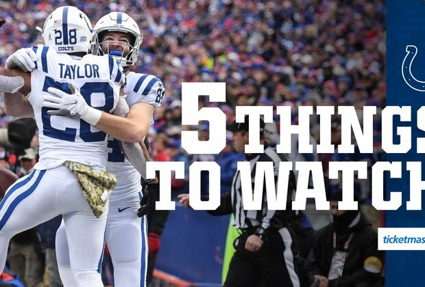 5 Things To Watch: Colts vs. Buccaneers, Week 12