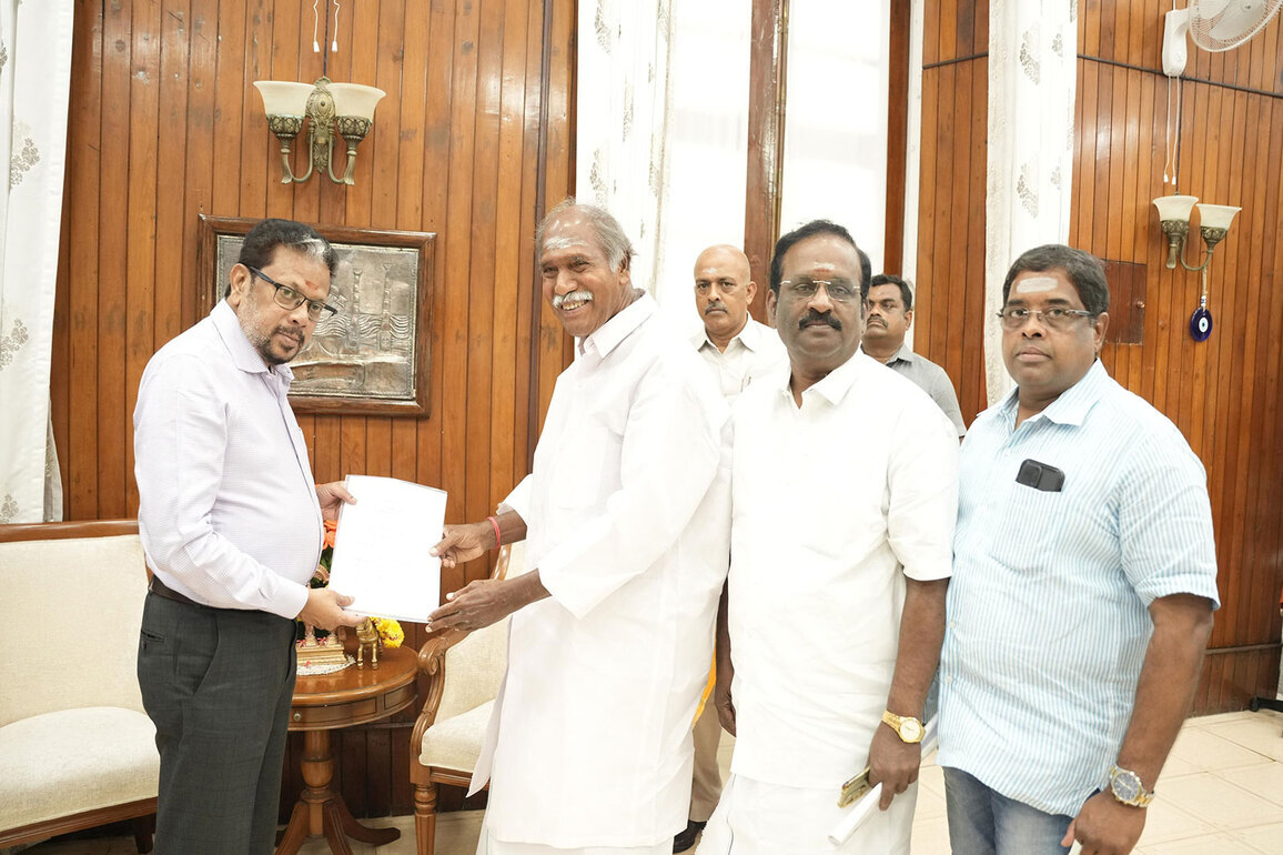 AINRC leader N. Rangasamy resigns from the post of Puducherry CM