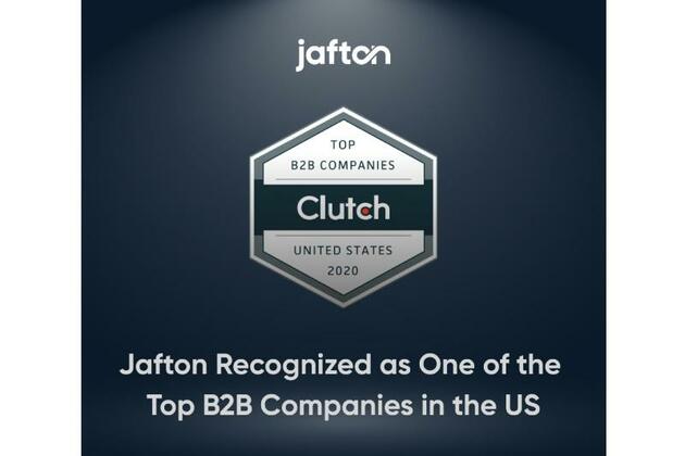 Jafton.com Is recognized as One of the Top B2B Companies in the US in 2020 by Clutch