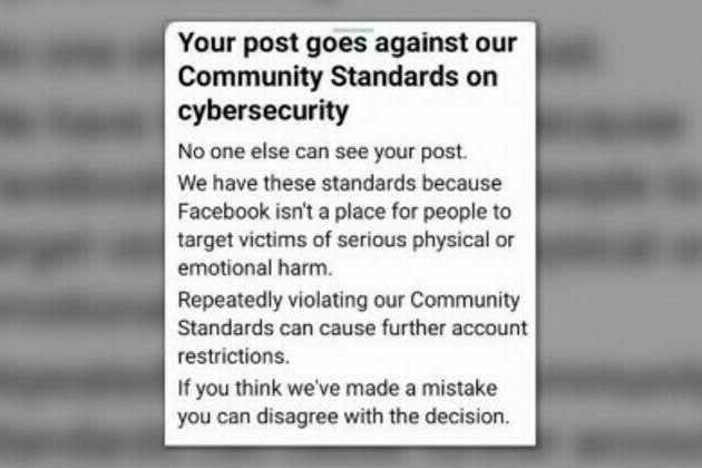 Explain flagging, removal of gov't posts, senator tells Facebook