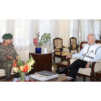 Arunachal Governor meets BRO Chief on border infrastructure, discusses innovation with IIM Ahmedabad team