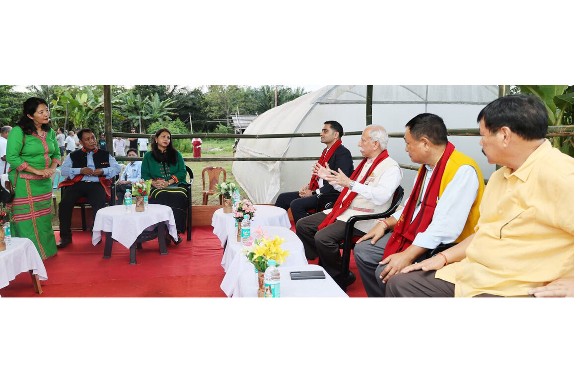 Arunachal Pradesh Governor visits oil palm plantation in Pasighat; inaugurates drug testing and psychosocial centres at RRU campus