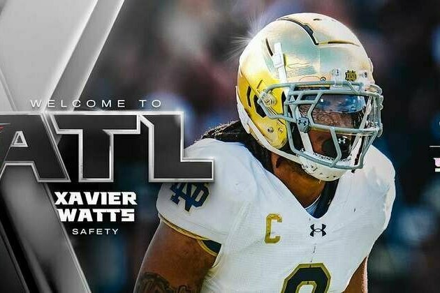Falcons select Xavier Watts with No. 96 pick in 2025 NFL Draft