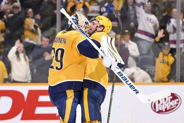 NHL roundup: Predators escape 4-goal hole, stun Blues