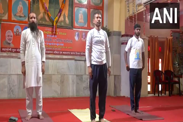 Gorakhpur: Yoga camp organised at Gorakhnath temple ahead of International Yoga Day