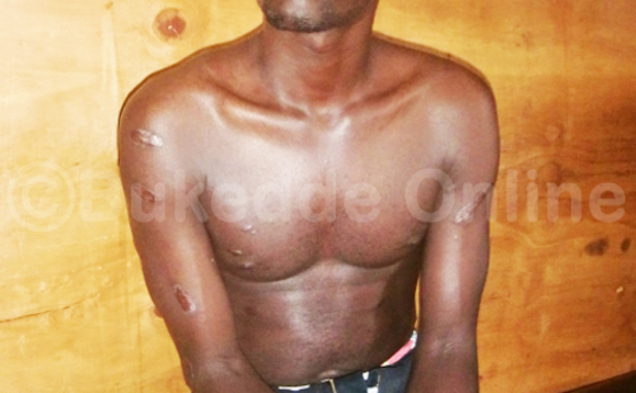 Isaac Lwenge ng'ali ku Poliisi e Kireka. EKIF: TONNY KIYEMBA Isaac Lwenge ng'ali ku Poliisi e Kireka. EKIF: TONNY KIYEMBA