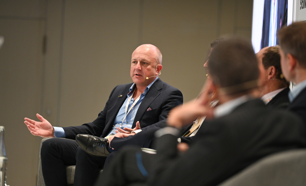 Anthony Viljoen, Andrada CEO, speaking at the London Indaba, yesterday