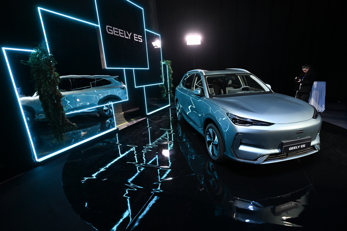 SPAIN-MADRID-GEELY AUTO-SUV-LAUNCHING