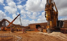 Keller piling at the Cloudbreak complex in Australia