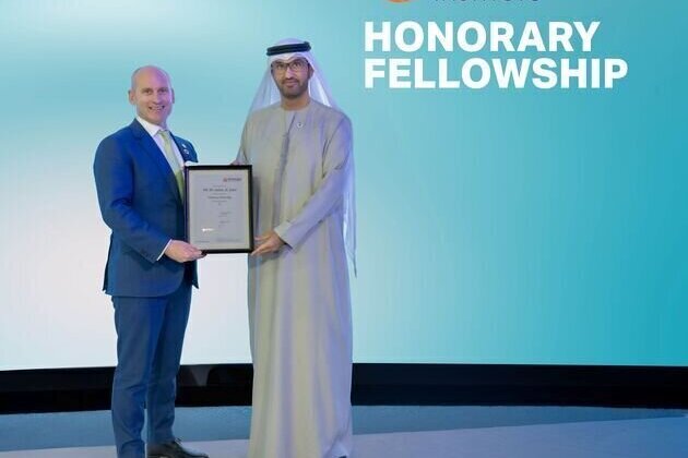 Sultan Al Jaber made Honorary Fellow of Energy Institute for leadership in energy, AI, economic growth