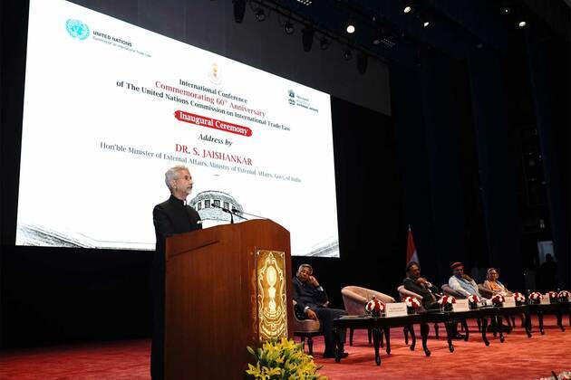 "Nations are seeking legal predictability": EAM Jaishankar calls for harmonised trade rules at UNCITRAL conference