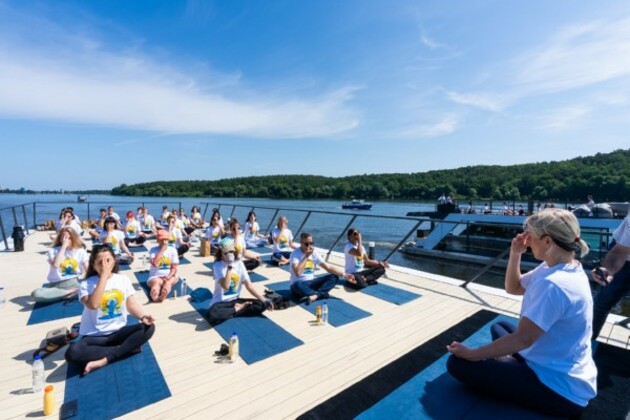 Indian Embassy in Berlin celebrates International Yoga Day with unique yacht session on Wannsee lake