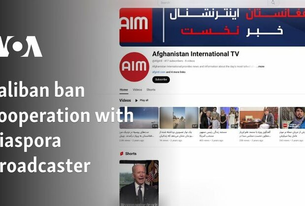 Taliban ban cooperation with diaspora broadcaster