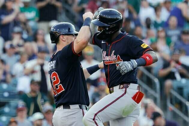 Tyler Soderstrom's 4 RBIs lead A's past Braves in 11