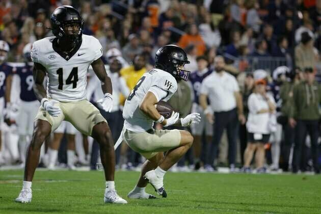 88-yard punt return TD helps Wake Forest upset No. 14 Virginia