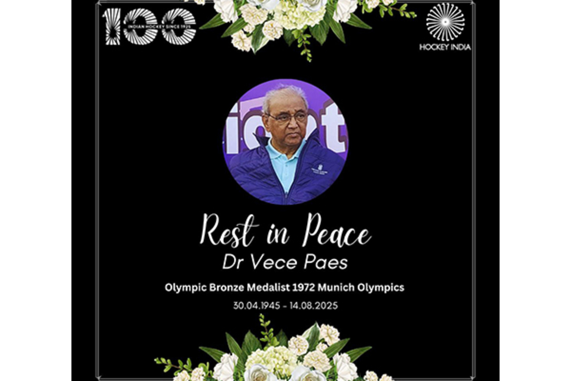 Olympics bronze medalist Indian hockey legend Vece Paes passes away