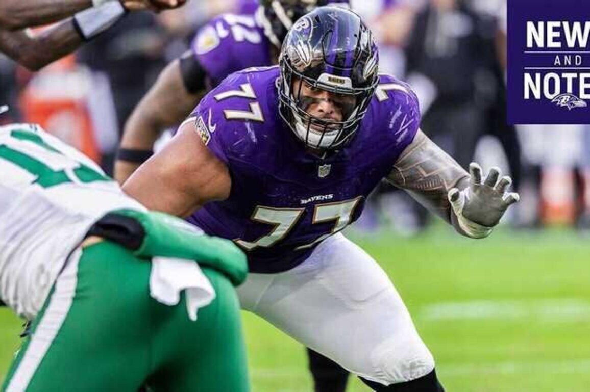 News & Notes: Daniel Faalele Follows John Harbaugh to New York