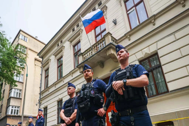 Poland orders Russia to shut consulate in Krakow, citing arson attack