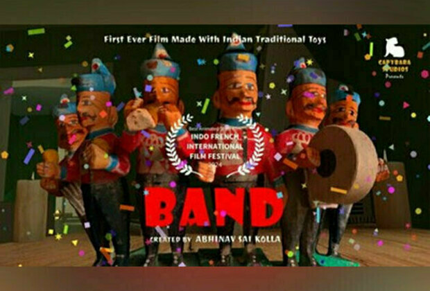 Woxsen University Design student Abhinav Sai Kolla's film 'BAND' wins Best Animated Short Film Award, at the Indo-French International Film Festival